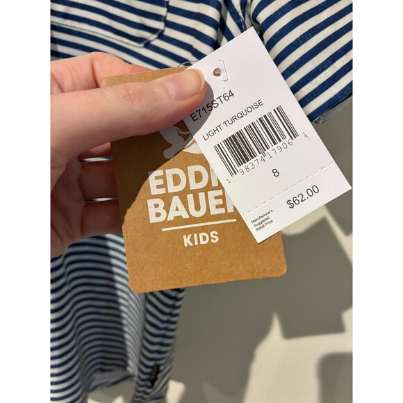 NWT Eddie Bauer Button Up Shirt & Shorts Outfit - Boy's 8 - Picture 4 of 4